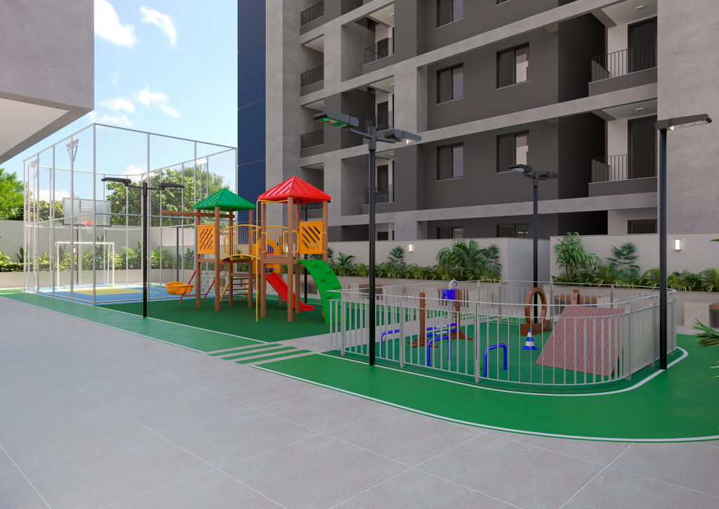 Playground + Quadra de Esportes