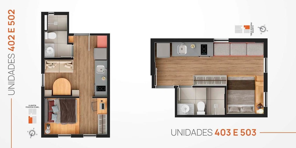 Unidades 402 - 502 - 403 - 503 - Mora Conv