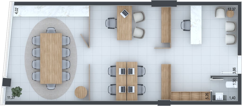 Planta 11 - 71,87m - sala