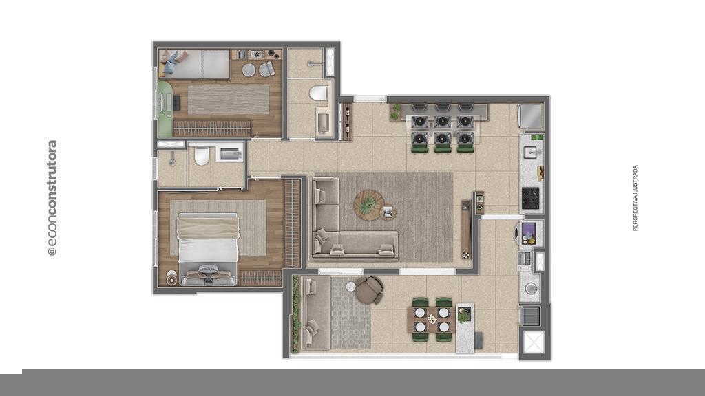 Planta 09 - 2 dorm 75,95m - opo 2