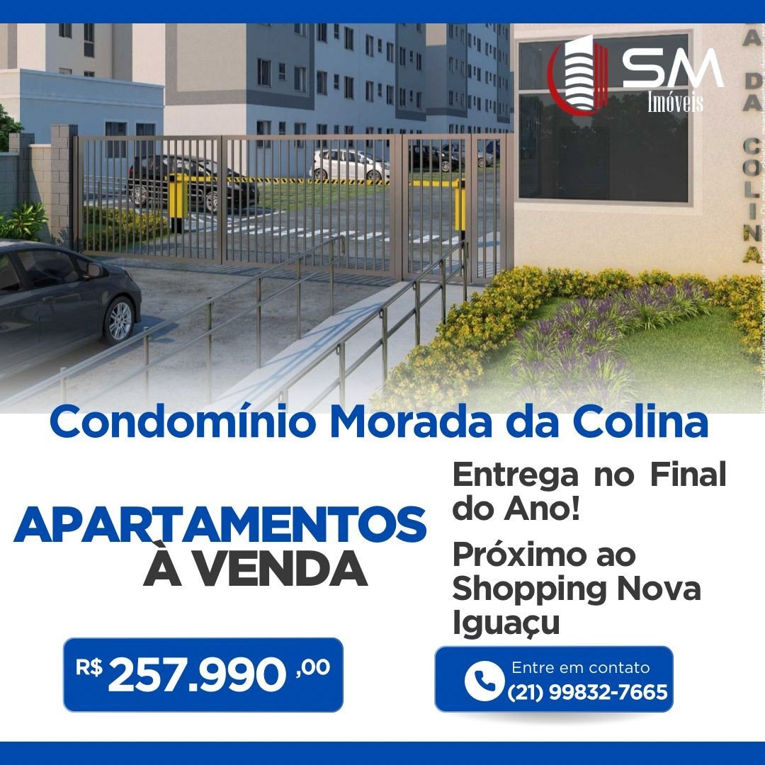 Apartamento para Venda - Nova Iguaçu, da Luz, 2 dormitórios, 1 banheiro