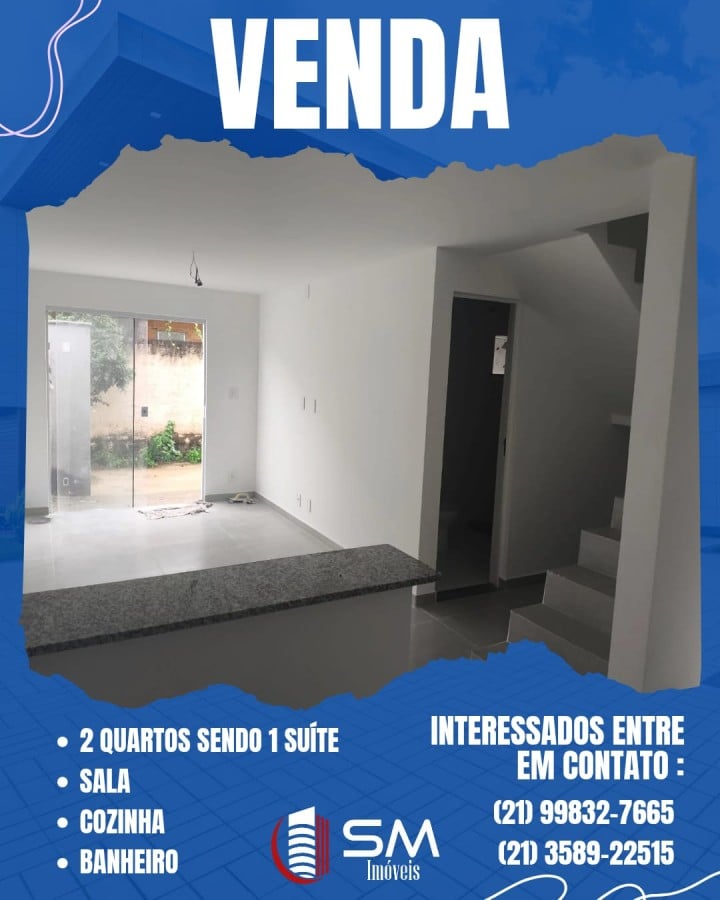 Casa para Venda - Nilópolis, Nossa Senhora de Fátima, 2 dormitórios, 1 banheiro