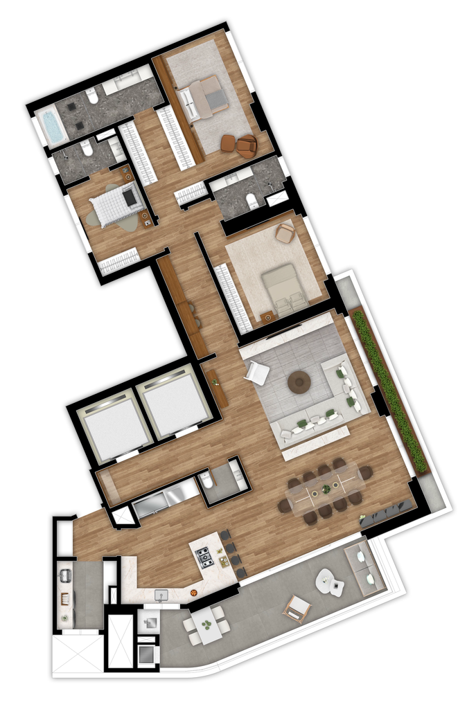 Planta 230 m - 6 ao 24