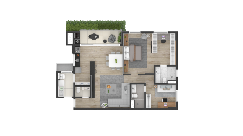 Planta 05 - 2 dorm 105m - opao 1