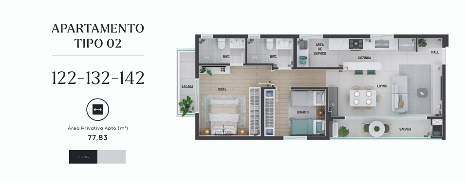Apartamento tipo 2