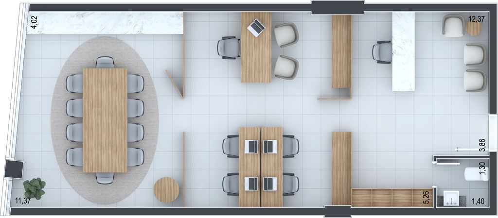 Planta 11 - 71,87m - sala