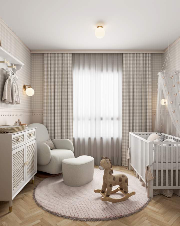 Quarto Beb� Apto 3 quartos sendo 1 Su�te