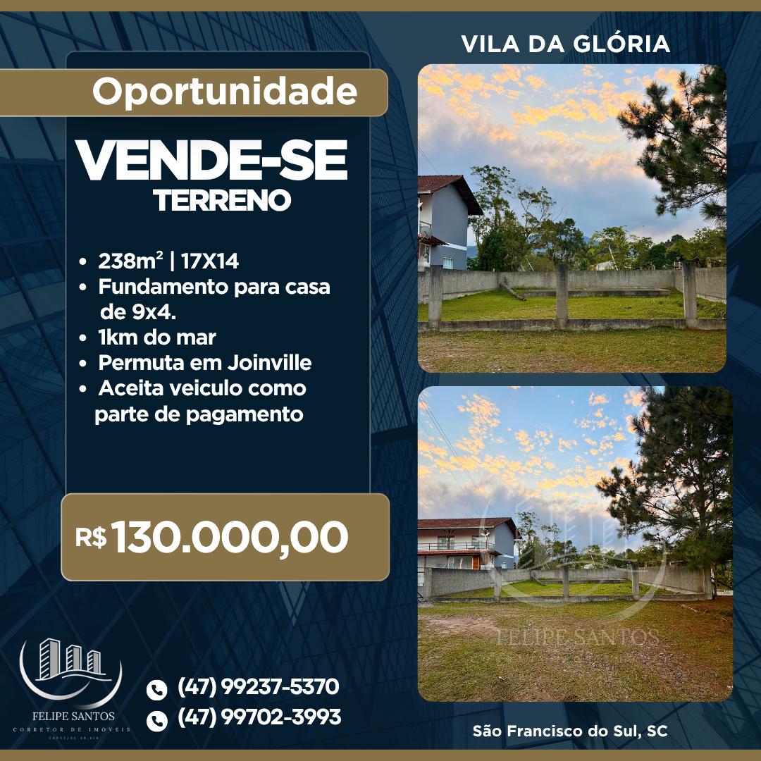 Terreno para Venda, em S�o Francisco do Sul, bairro Vila da Gl�ria
