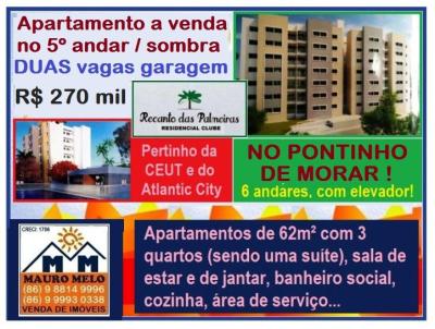 Apartamento para Venda, em Teresina, bairro Recanto das Palmeiras, 3 dormitrios, 2 banheiros, 1 sute, 2 vagas
