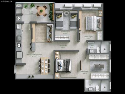 Apartamento para Venda, em Itaja, bairro So Vicente, 3 dormitrios, 2 banheiros, 1 sute, 1 vaga