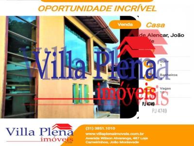 Casa Duplex para Venda, em Joo Monlevade, bairro Jos de Alencar, 3 dormitrios, 4 banheiros, 1 sute, 10 vagas