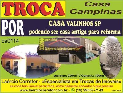 Casa para Venda, em Campinas, bairro Parque das Indstrias, 3 dormitrios, 2 banheiros, 1 sute