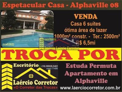 Casa em Condomnio para Venda, em Santana de Parnaba, bairro Alphaville, 6 dormitrios, 10 banheiros, 6 sutes