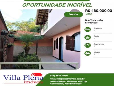 Casa para Venda, em Joo Monlevade, bairro Boa Vista, 3 dormitrios, 3 banheiros, 1 sute, 2 vagas