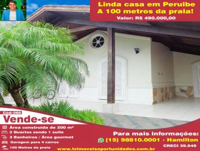Casa na Praia para Venda, em Perube, bairro ., 3 dormitrios, 3 banheiros, 1 sute, 4 vagas
