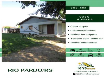 Casa para Venda, em Rio Pardo, bairro Jardim Boa Vista, 3 dormitrios, 1 banheiro, 1 sute, 2 vagas