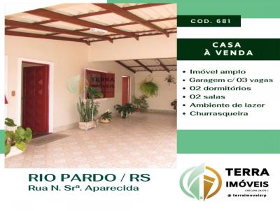 Casa para Venda, em Rio Pardo, bairro Jardim Boa Vista, 2 dormitrios, 2 banheiros, 3 vagas