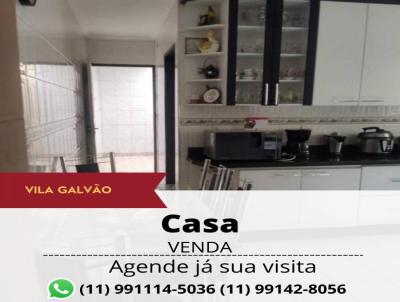 Casa para Venda, em Guarulhos, bairro Vila Galvo, 3 dormitrios