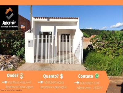 Casa para Venda, em Santo Antnio da Platina, bairro Residencial Porto Seguro, 2 dormitrios, 1 banheiro, 1 vaga