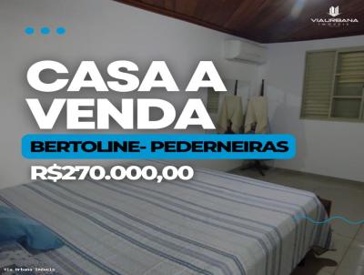 Casa para Venda, em Pederneiras, bairro Bertoline, 3 dormitrios