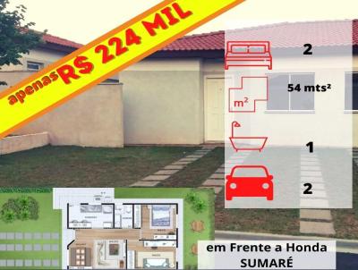 Casa em Condomnio para Venda, em Sumar, bairro Viva Vista, 2 dormitrios, 1 banheiro, 2 vagas