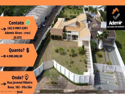 Casa para Venda, em Santo Antnio da Platina, bairro Vila so Jos, 4 dormitrios, 3 banheiros, 4 sutes, 4 vagas