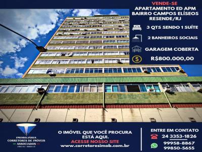 Apartamento para Venda, em Resende, bairro Campos Elseos, 3 dormitrios, 2 banheiros, 1 sute