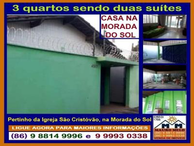Casa para Venda, em Teresina, bairro Morada do Sol, 3 dormitrios, 3 banheiros, 2 sutes, 2 vagas