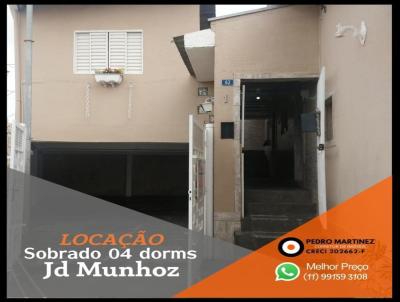 Sobrado para Locao, em Guarulhos, bairro Jardim Munhoz, 4 dormitrios, 1 banheiro, 3 vagas