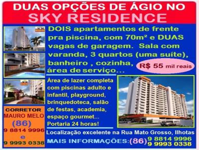 Apartamento para Venda, em Teresina, bairro Ilhotas, 3 dormitrios, 2 banheiros, 1 sute, 2 vagas