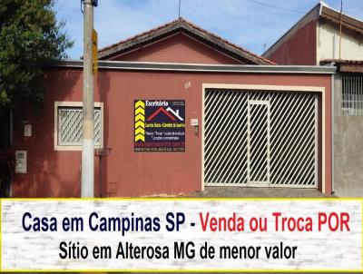 Casa para Venda, em Campinas, bairro Jardim Santa Mnica, 3 dormitrios, 3 banheiros, 1 sute, 5 vagas