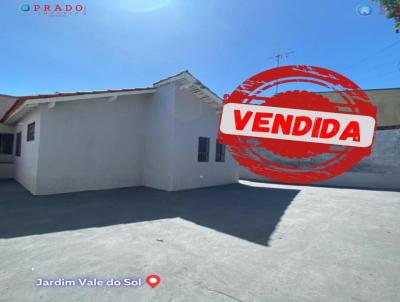 Casa para Venda, em Presidente Prudente, bairro JARDIM VALE DO SOL, 3 dormitrios, 2 banheiros, 2 vagas