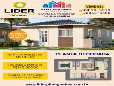 Casa para Venda, em Pitangueiras, bairro Santa Felicidade, 2 dormitrios, 1 banheiro