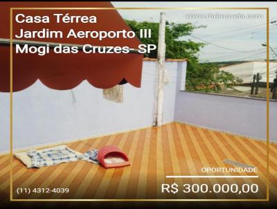 Casa para Venda, em Mogi das Cruzes, bairro Jardim Aeroporto III, 3 dormitórios, 2 banheiros, 2 vagas