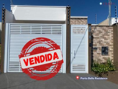 Casa para Venda, em Presidente Prudente, bairro PORTO BELLO RESIDENCE, 2 dormitrios, 2 banheiros, 1 sute, 2 vagas