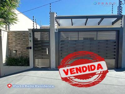 Casa para Venda, em Presidente Prudente, bairro PORTO BELLO RESIDENCE, 2 dormitrios, 2 banheiros, 1 sute, 1 vaga
