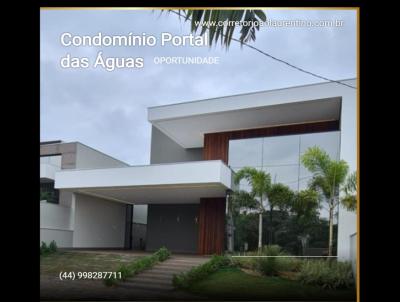 Casa para Venda, em Umuarama, bairro Condomnio Portal das guas, 3 dormitrios, 1 banheiro, 3 sutes, 2 vagas