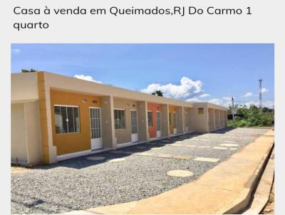 Casa para Venda, em Queimados, bairro Do Carmo, 1 dormitrio, 1 banheiro, 1 sute, 1 vaga