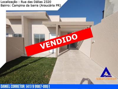 Casa para Venda, em Araucria, bairro Campina da Barra, 3 dormitrios, 1 banheiro, 2 vagas