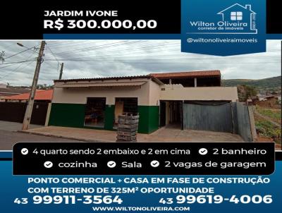 Comercial para Venda, em Santo Antnio da Platina, bairro Jardim Ivone, 3 dormitrios, 2 banheiros, 2 vagas