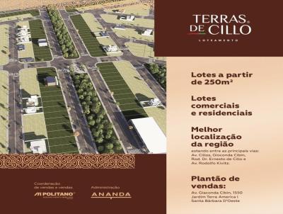 Loteamento para Venda, em Americana, bairro LOTEAMENTO TERRAS DE CILLO