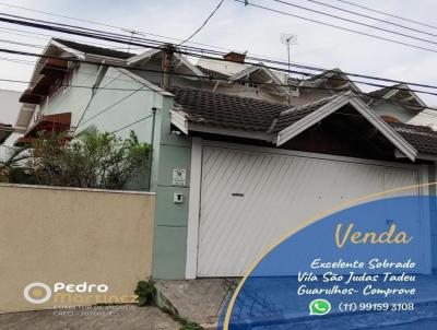 Sobrado para Venda, em Guarulhos, bairro Vila So Judas Tadeu, 5 dormitrios, 4 banheiros, 1 sute, 4 vagas