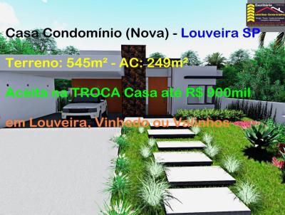Casa em Condomnio para Venda, em Louveira, bairro Engenho Seco, 3 dormitrios, 4 banheiros, 3 sutes