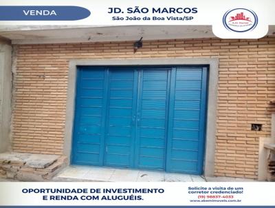 Casa para Venda, em So Joo da Boa Vista, bairro So Marcos, 2 dormitrios, 1 banheiro, 2 vagas