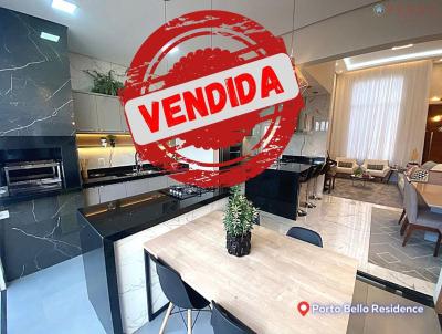 Casa para Venda, em Presidente Prudente, bairro PORTO BELLO RESIDENCE, 3 dormitrios, 2 banheiros, 1 sute, 2 vagas