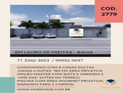 Casa em Condomínio para Venda, em Lauro de Freitas, bairro Buraquinho, 4 dormitórios, 5 banheiros, 4 suítes, 2 vagas