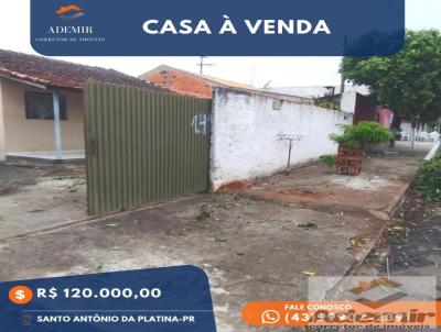 Casa para Venda, em Santo Antnio da Platina, bairro Vitria Rgia, 2 dormitrios, 1 banheiro, 2 vagas
