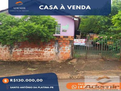 Casa para Venda, em Santo Antnio da Platina, bairro Vila Ribeiro, 3 dormitrios, 2 banheiros, 2 vagas