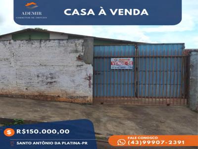 Casa para Venda, em Santo Antnio da Platina, bairro Conj. Dr. Jamidas, 3 dormitrios, 2 banheiros, 3 vagas