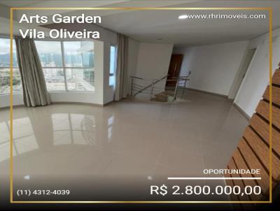 Cobertura Duplex para Venda, em Mogi das Cruzes, bairro Vila Oliveira, 3 dormitrios, 7 banheiros, 3 sutes, 4 vagas
